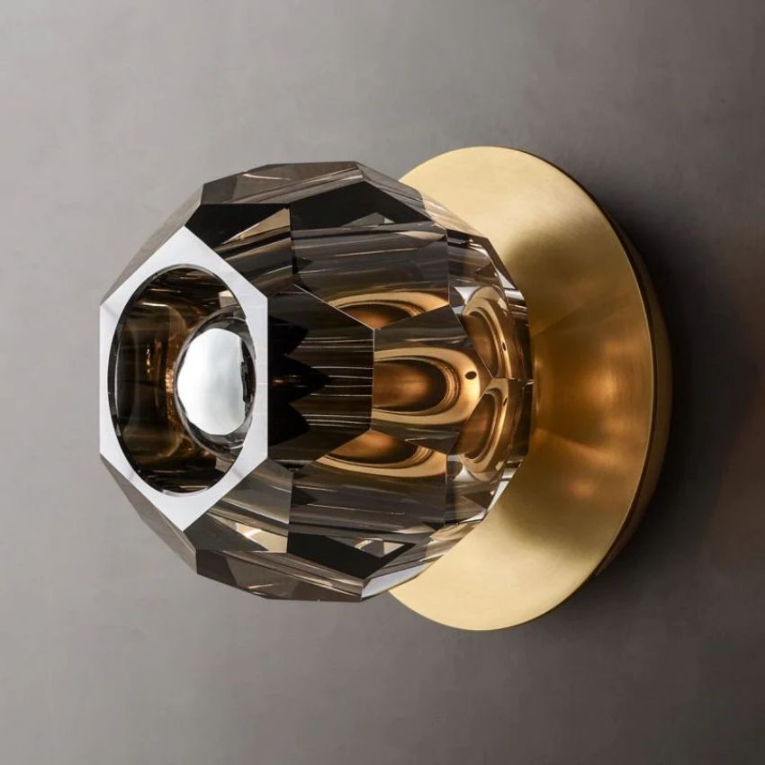 Boule De Radiant Crystal Petite Wall Sconce