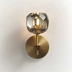 Boule De Radiant Crystal Short Wall Sconce