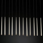 Aquitaine Faceted Cluster Linear Chandelier 60"