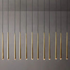 Aquitaine Faceted Cluster Linear Chandelier 60"