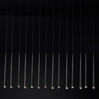 Aquitaine Faceted Cluster Linear Chandelier 72"