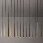 Aquitaine Faceted Cluster Linear Chandelier 72"