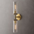 Lambert Cylindrical Glass Double Wall Sconce