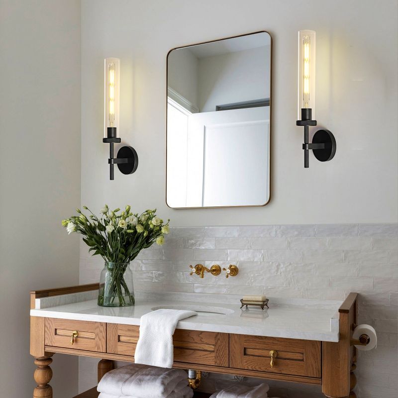 Lambert Cylindrical Glass Wall Sconce