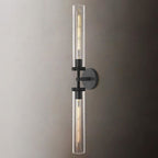 Lambert Cylindrical Glass Double Wall Sconce