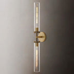Lambert Cylindrical Glass Double Wall Sconce