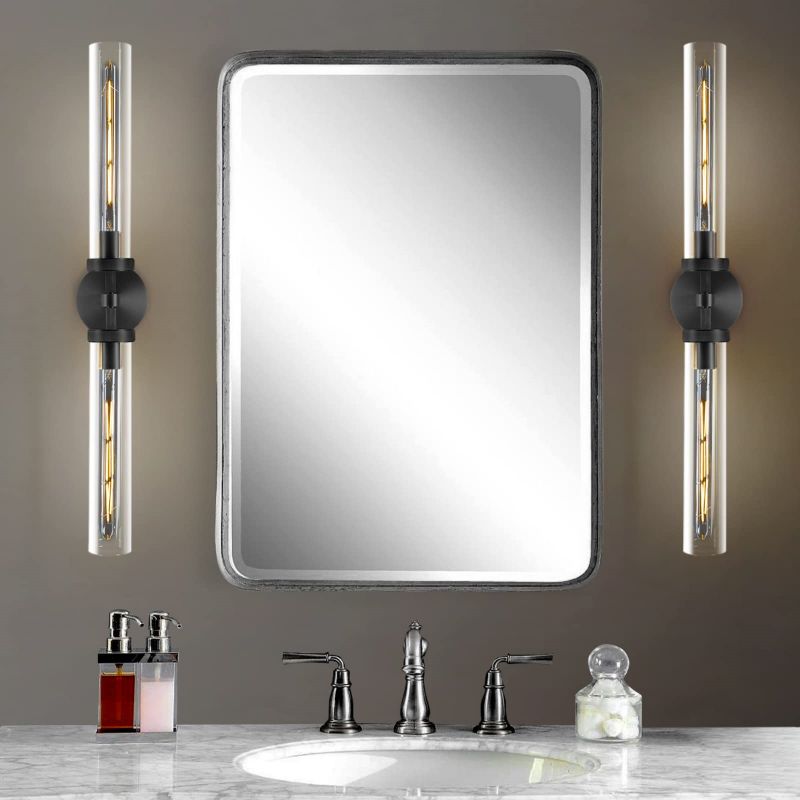 Lambert Cylindrical Glass Double Wall Sconce