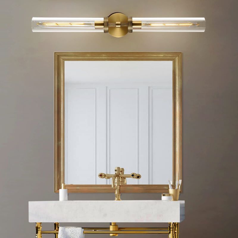 Lambert Cylindrical Glass Double Wall Sconce