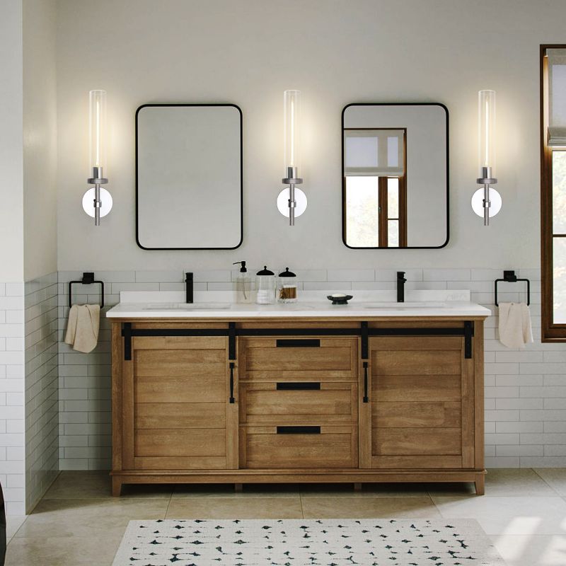 Lambert Cylindrical Glass Wall Sconce