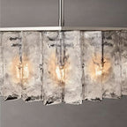 Lattice Module Glass Square Chandelier 60"