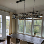 Harlow Faceted Crystal Rectangle Chandelier 42"