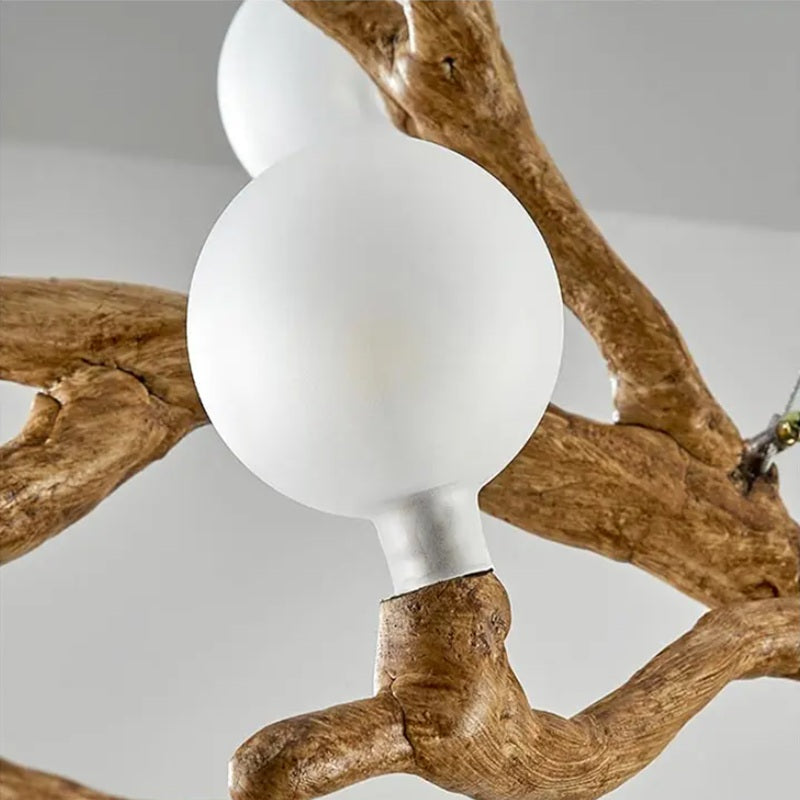 Demolion  Glass  Glove Branch Chandelier