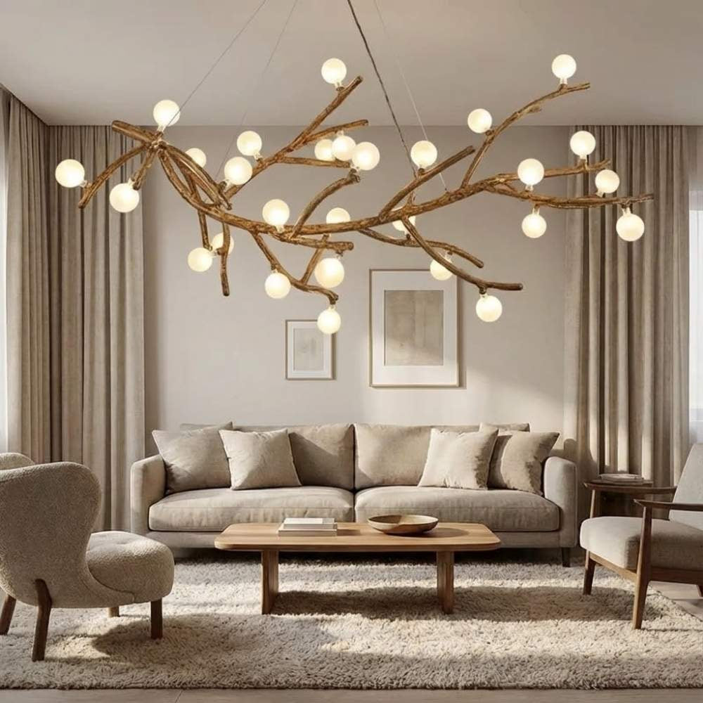 Demolion  Glass  Glove Branch Chandelier