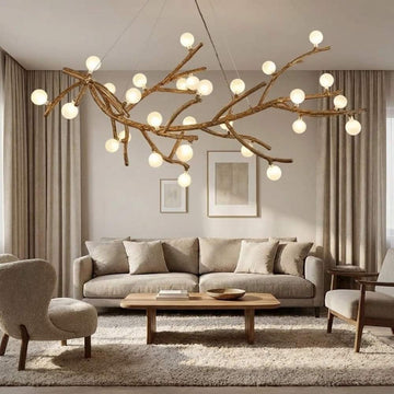 Demolion  Glass  Glove Branch Chandelier