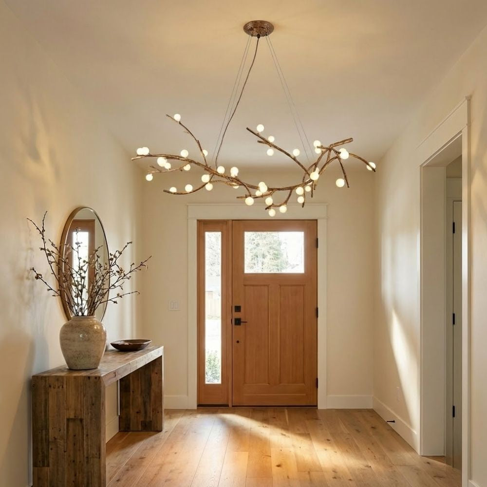 Demolion  Glass  Glove Branch Chandelier