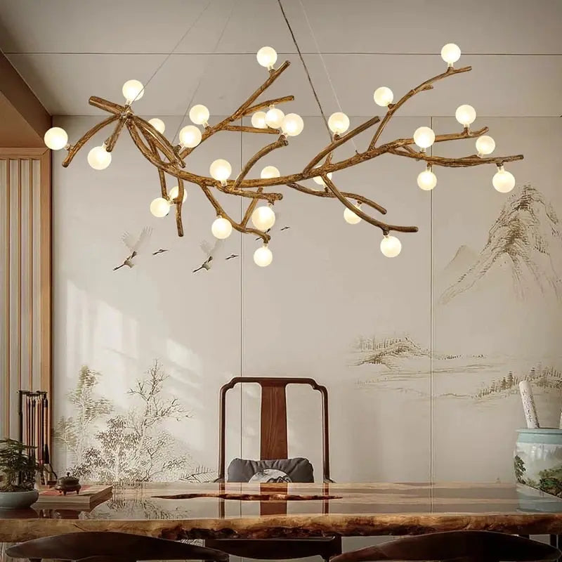 Demolion  Glass  Glove Branch Chandelier