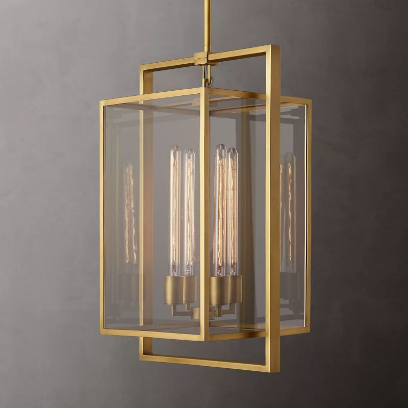 Beckman Framed Glass Pendant Light