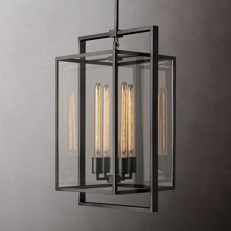 Beckman Framed Glass Pendant Light