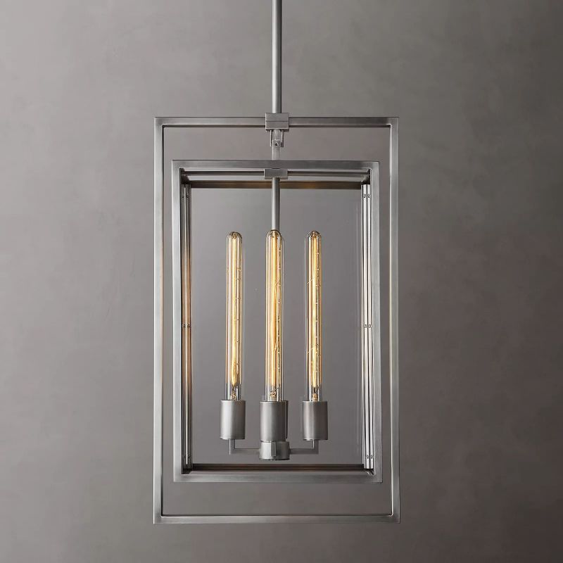 Beckman Framed Glass Pendant Light