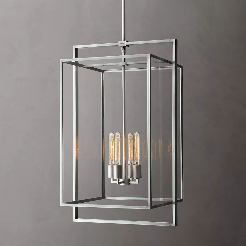 Beckman Framed Glass Pendant Light