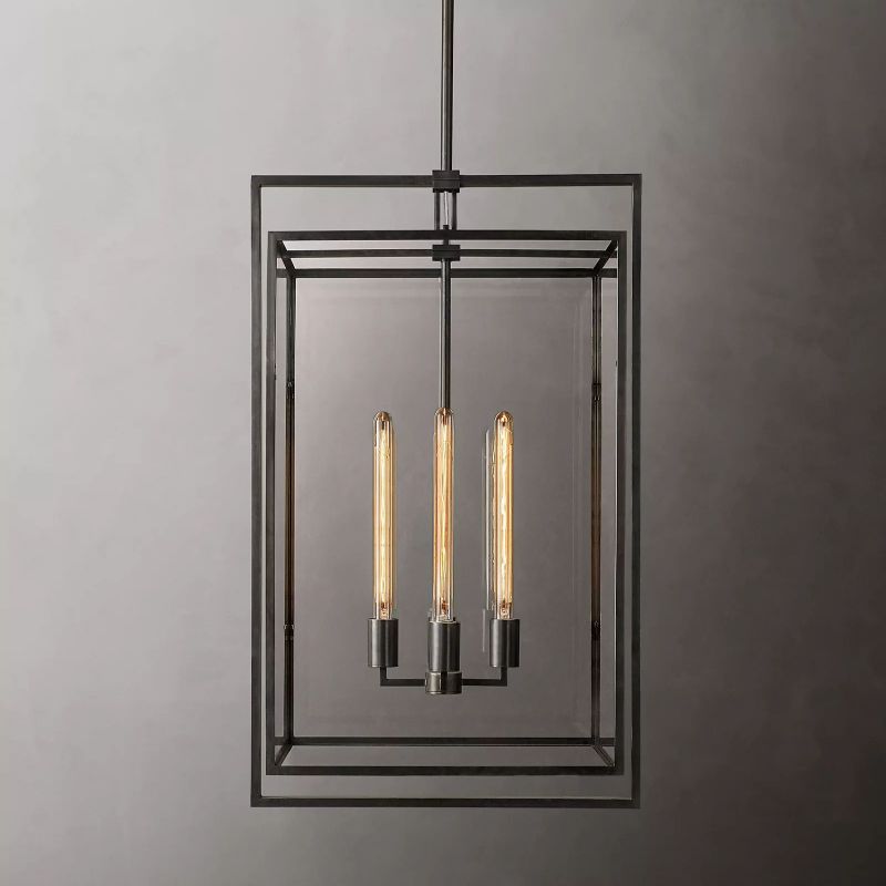 Beckman Framed Glass Pendant Light