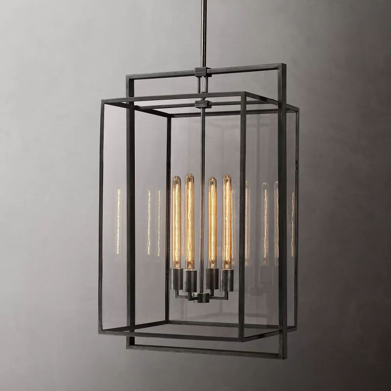 Beckman Framed Glass Pendant Light