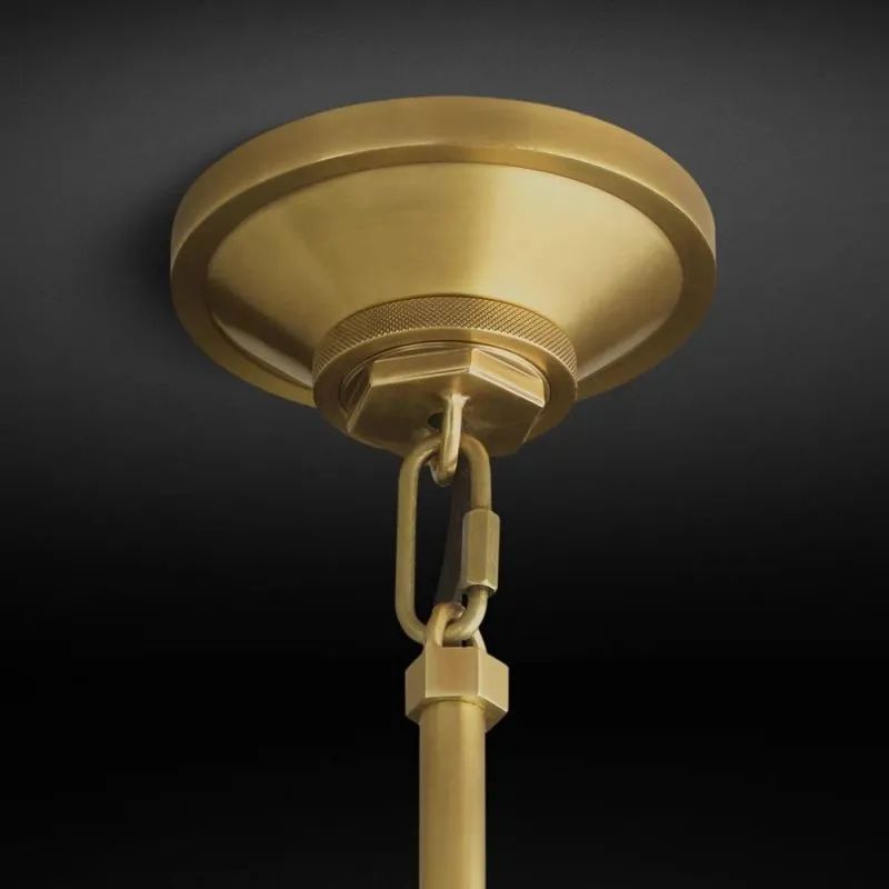 Machinist Glass Cylinder Pendant Light