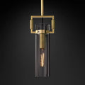 Machinist Glass Cylinder Pendant Light