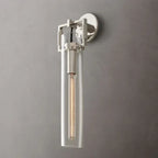 Machinist Glass Cylinder Wall Sconce