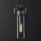 Machinist Glass Cylinder Wall Sconce