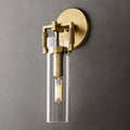 Machinist Glass Cylinder Wall Sconce