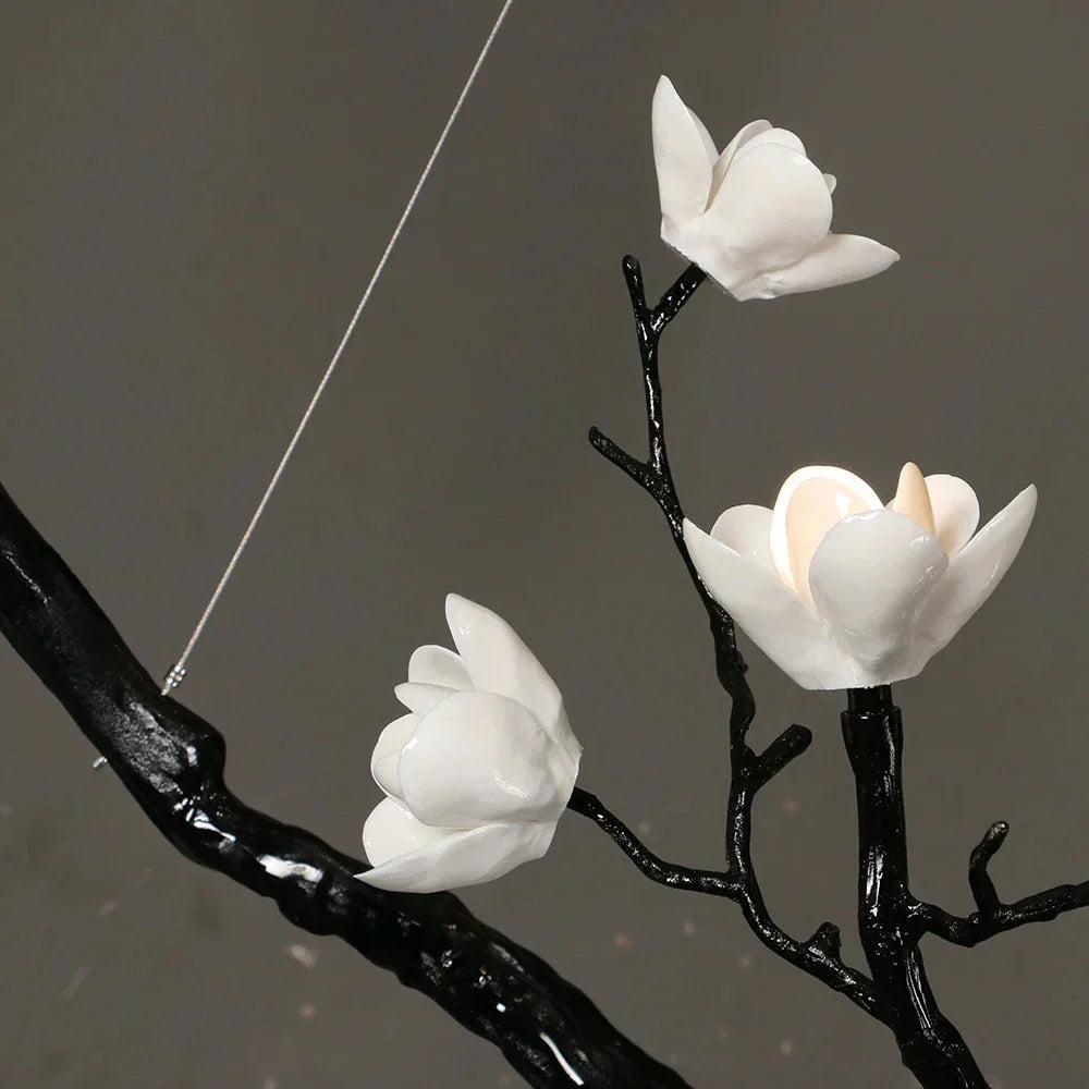 Wanos Crystal Flower Tree Branch Chandelier