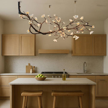 Wanos Crystal Flower Tree Branch Chandelier