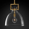Machinist Glass Cloche Pendant Light