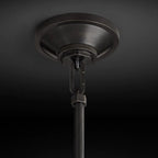 Machinist Glass Cloche Pendant Light