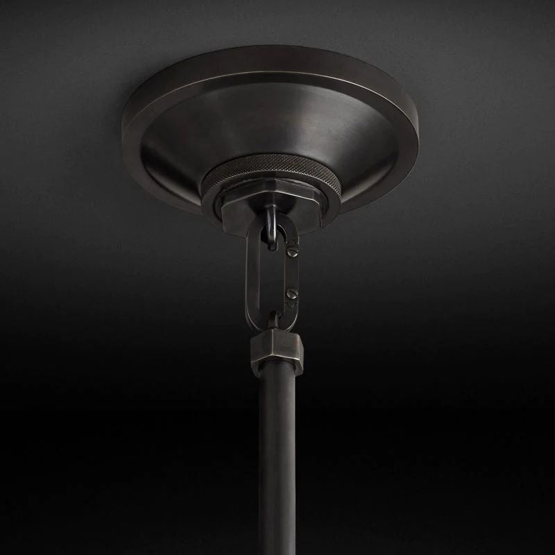 Machinist Glass Cloche Pendant Light
