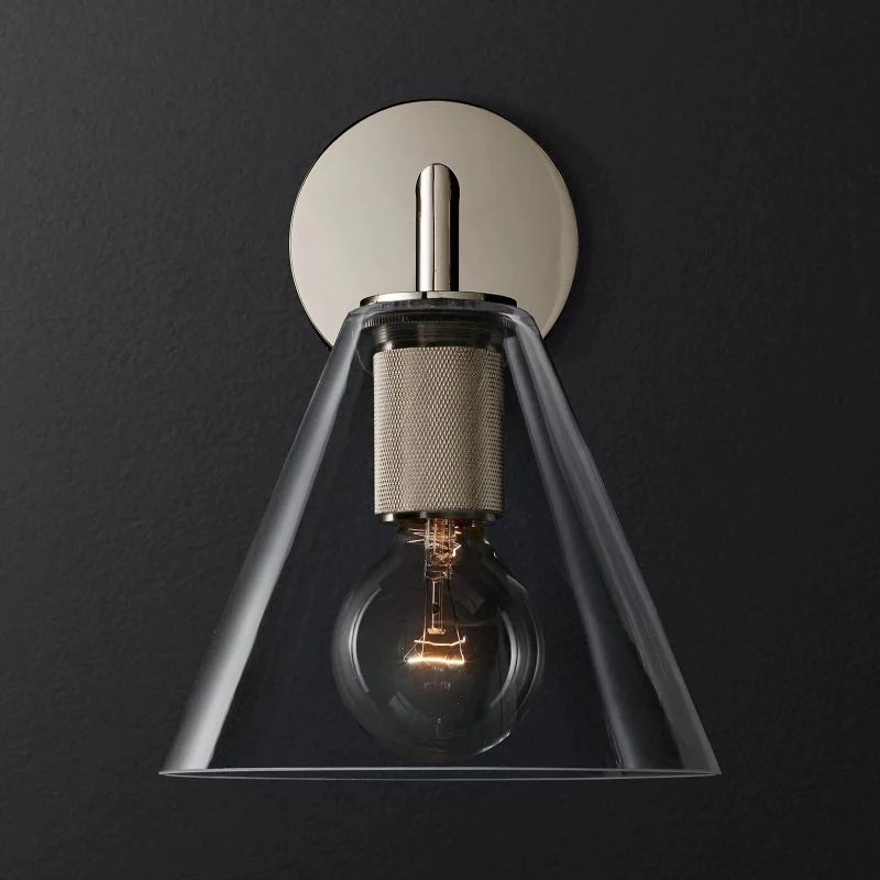 Utilitaire Funnel Shade Wall Sconce