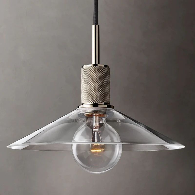 Utilitaire Glass Shade Pendant Light
