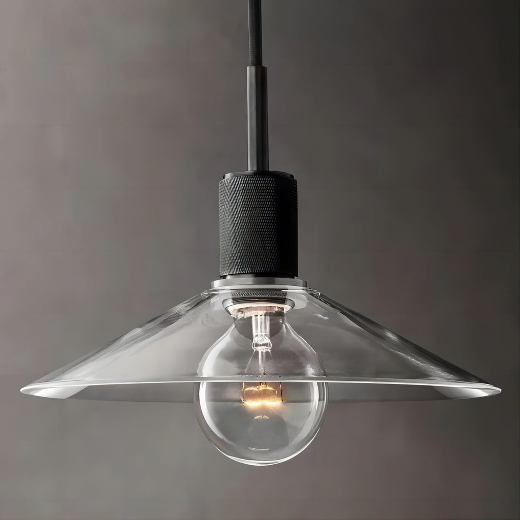 Utilitaire Glass Shade Pendant Light