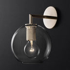 Utilitaire Globe Shade Wall Sconce