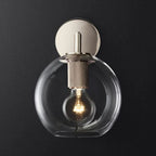 Utilitaire Globe Shade Wall Sconce