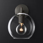 Utilitaire Globe Shade Wall Sconce