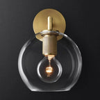 Utilitaire Globe Shade Wall Sconce