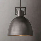 Machinist Metal Cloche Pendant Light