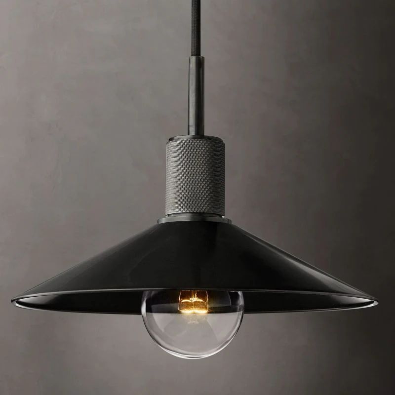 Utilitaire Metal Shade Pendant Light