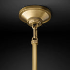 Machinist Glass Globe Pendant Light