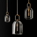 Botanist Crystal Cloche Pendant Light