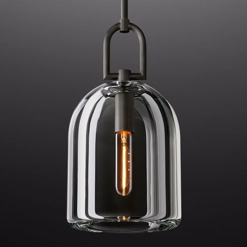 Botanist Crystal Cloche Pendant Light