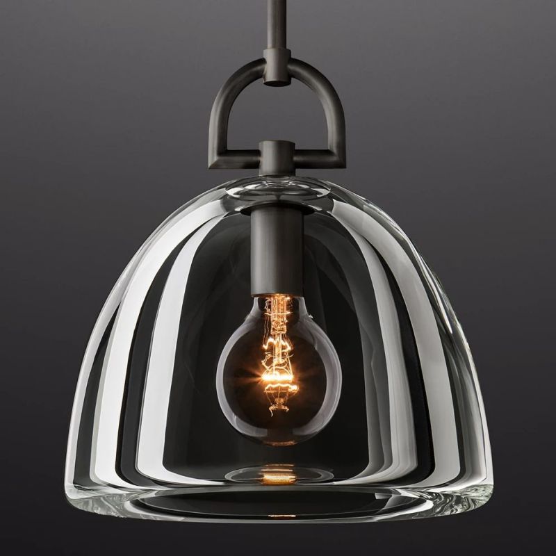 Botanist Crystal Dome Pendant Light