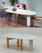 Natural Marble Sengu Dining Table